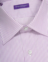 Patrick-Hellmann-Collection-Men-Shirt-With-Purple-Stripes-thumbnail-2 Patrick Hellmann Collection Men Shirt With Purple Stripes  thumbnail 2